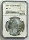 1983-d Silver Olympics $1 Ngc Ms 70