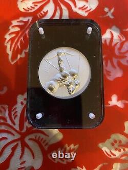 1984 Commemorative Silver Dollar Los Angeles Olympics Coin Archery Pure Silver