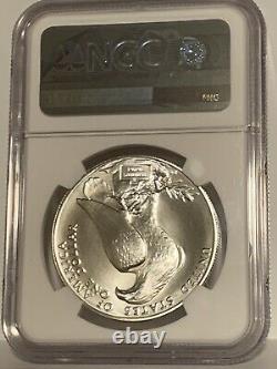 1984-D Olympics Commemorative Silver One Dollar Coin NGC MS70