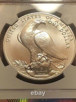 1984-D Olympics Commemorative Silver One Dollar Coin NGC MS70! Rare GEM TOP POP