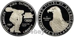 1984 Gold & Silver Proof 6-Coin Yugoslavia & USA Winter/Summer Olympic Commemora