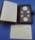 1984 Olympic Prestige 6pc Coin Set Original Box And Coa