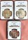 1984 P, D And S Olympics Ngc Ms69 Commemorative Dollars Set, Set Of 3 Coins