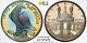 1984-s Olympic Proof Commemorative Silver Dollar Pcgs Pr 68 Dcam Color Toning