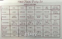 1984 S USA LA Olympics Proof Dollar JFK Half Set of 6 (1 Silver) Coins i114466