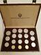 1984 Sarajevo Olympic Gold And Silver Proof 18 Coin Set With Box And Coa -rare