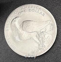 1984 UNITED STATES LOS ANGELES 23rd OLYMPICS PROOF SILVER DOLLAR COIN 098