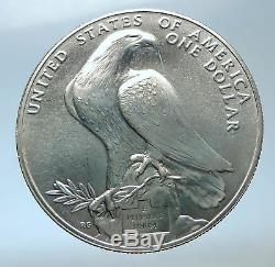 1984 UNITED STATES Los Angeles 23rd Olympics w Eagle Silver Dollar Coin i73923