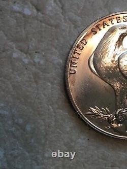 1984 US LOS ANGELES 23rd OLYMPICS From PROOF Set SILVER TONED DOLLAR COIN