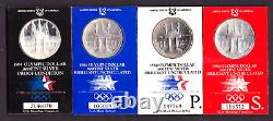 1984 US Los Angeles Olympics. 900 silver coins (4), KM#210, UNC, 11820
