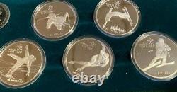 1987/88 Calgary Canada Olympic Proof Set (10 Silver Ounce Coins)