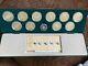1988 Canada Olympic Silver 10 Coin Proof Set Ten $20 Coins 10 Oz. Silver