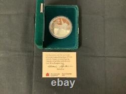 1988 Calgary Canada Winter Olympics 10 Coin Silver Proof Sets in separate boxes
