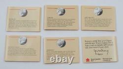 1988 Calgary Olympic Silver & Gold Proof set 11-coins with case & certificates