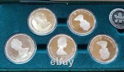 1988 Calgary Olympics Canada $20 RCM Silver 10-Coin Set with Box & COA 10oz ASW
