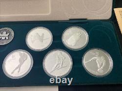 1988 Calgary Olympics Canada $20 RCM Silver 10-Coin Set with Box & COA 10oz ASW