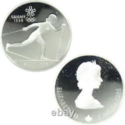 1988 Calgary Winter Olympic 4 Piece Set 40 g Silver $20 SKUCPC7184