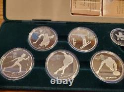 1988 Canada $20 Ten Coin Olympic Proof Set, 1oz silver per coin