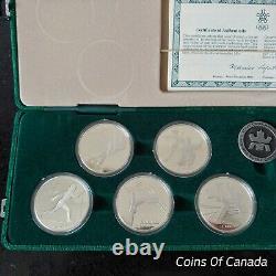 1988 Canada Calgary Olympic Sterling Silver $20 10 Coin Set #coinsofcanada