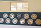 1988 Canada Olympic 10 Coin Proof Set 1 Oz Silver Coins With Box Calgary (m. Rm)