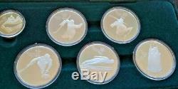 1988 Canadian Canada Calgary Winter Olympics 11 Coins Gold $100 Silver Set Proof