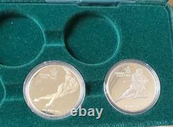 1988 Canadian Olympic Sterling Silver $20 Coins Set of 6 (1870)