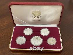 1988 Korea Seoul Olympic Games Commemorative 5 Coin Proof Set