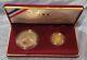 1988 Olympic Proof Silver $1 Dollar And $5 Gold Coin Set With Coa
