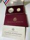 1988 Olympic Proof Silver Dollar And Gold Five Dollar Coin Set With Box & Coa