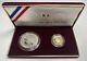 1988 Olympic United States Proof Silver Dollar And Gold Five Dollar Coin Set