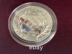 1988 Olympic United States Proof Silver Dollar and Gold Five Dollar Coin Set