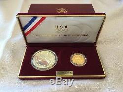 1988 Olympics 2 Coin Uncirculated Set ($5 Gold & Silver Dollar) US Mint