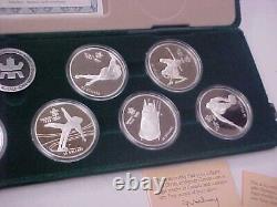 1988 Royal Canadian Mint $20 Calgary Olympic Proof Silver Coin Set 10 OZT With OGP