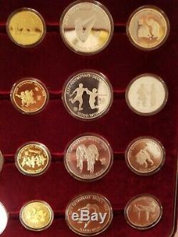 1988 Seoul Olympic Gold and Silver 20-Coins Proof Set Series Two