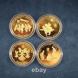 1988 Seoul Olympics 20 Coin Commem. Proof Set Gold & Silver Won Free Ship US