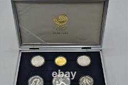 1988 Seoul Olympics 6 Coin Silver & Gold Coin Set South Korea Extremely Rare