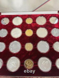 1988 Seoul Rare Olympic Gold & Silver Coin Set