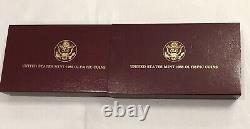 1988 US MINT OLYMPIC PROOF 2 COIN SET With Five Dollar Gold Coin & Silver Dollar