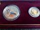 1988 Us Mint $1 Silver $5 Gold Olympic Proof 2 Coin Commemorative Set With Box