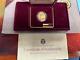 1988-w Olympic $5 Gold Bu Coin Withbox + Coa Rp-84
