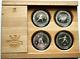 1990 Barcelona Spain Olympics 4-coin Silver Proof Set