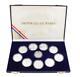 1992 Albertville Winter Olympics 9-silver Coins With Medallion & Box Gem Proof