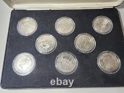 1992 Olympic Commemorative Crown 8 Coins Collection CollectionUncirculated Coins