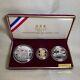 1992 U. S Mint Olympic 3 Coin Proof Set Ogp & Coa United States Gold & Silver