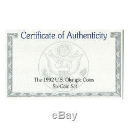 1992 US Olympic 6-Coin Commemorative Set