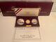 1992 Us Olympic Commemorative 3-coin $5 Gold $1 Silver Proof Set Us Mint Coa