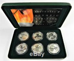 1994 -1996 OLYMPIC HERITAGE 6 Coin Set