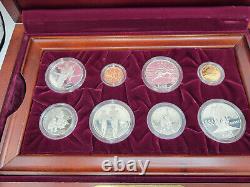 1995/1996 Atlanta Olympic 16-Coin Proof Commemorative $5 Gold Silver Coin Set