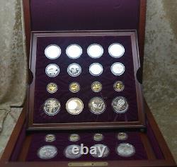 1995-1996 Atlanta Olympic Games Gold Silver Clad Proof 32 Coin Commemorative Set