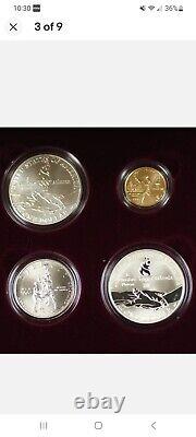 1995-1996 Atlanta Olympics Games 32 GOLD & SILVER Commemorative Proof & Mint Set